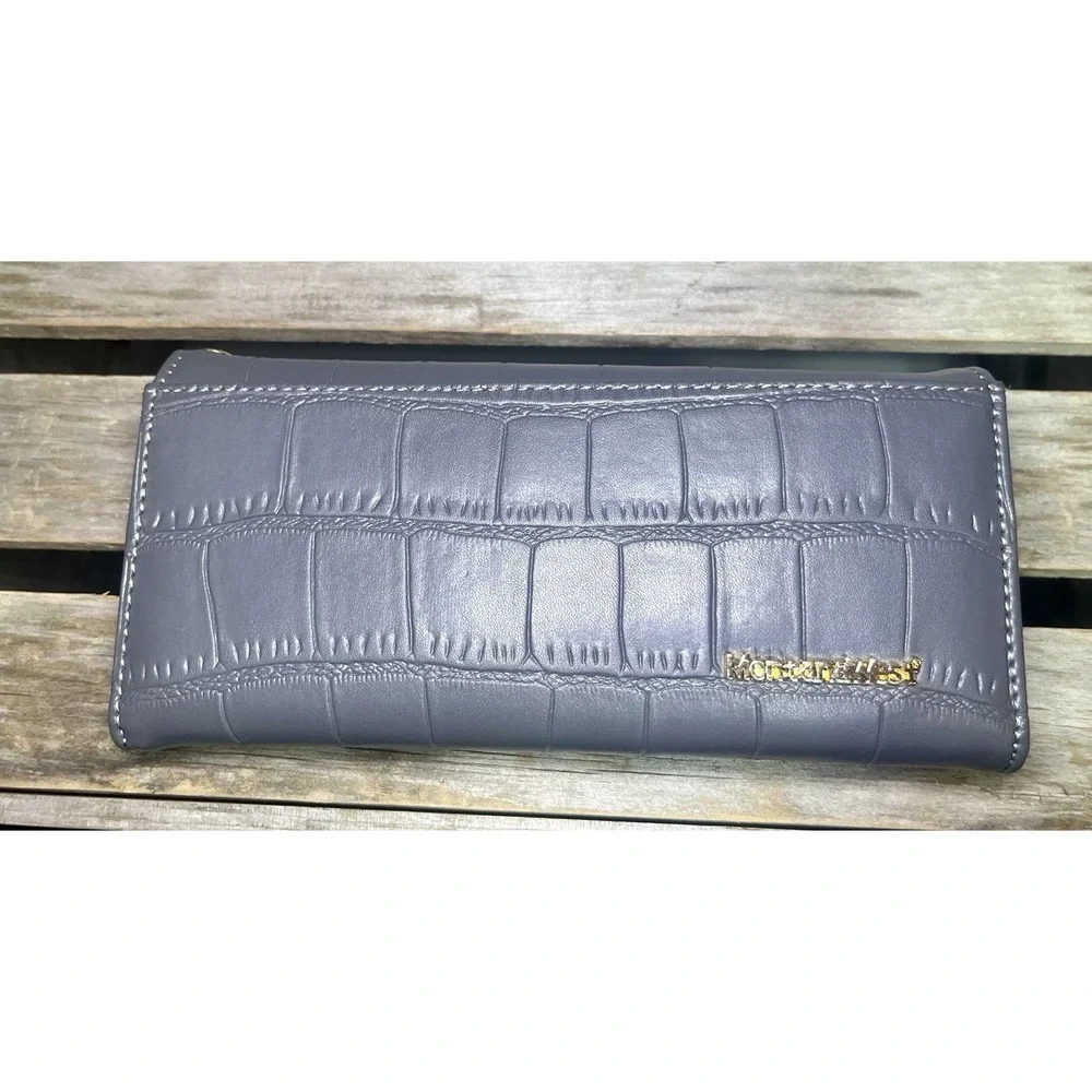 Montana‎ West Gray Western Crossbody Wallet